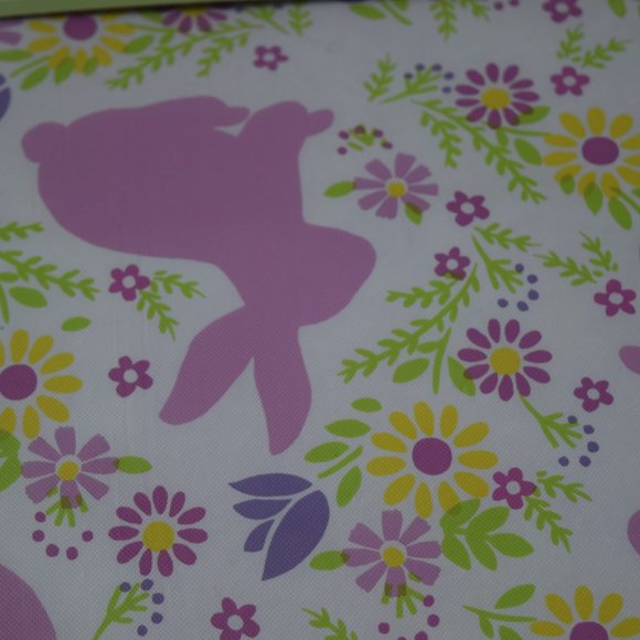 Mainstream Pink Bunny Peva Tablecloth Easy Care - Picture 3 of 5